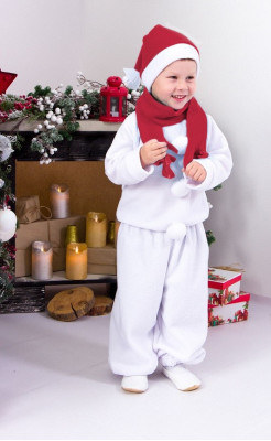 Новорічний костюм "Сніговик" (з дефектом)